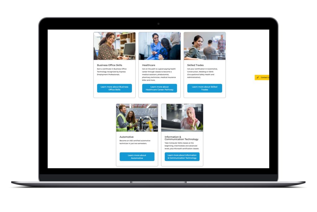This is FCM portfolio for Riverside Focus Forward Regional Campaign Desktop mockup design