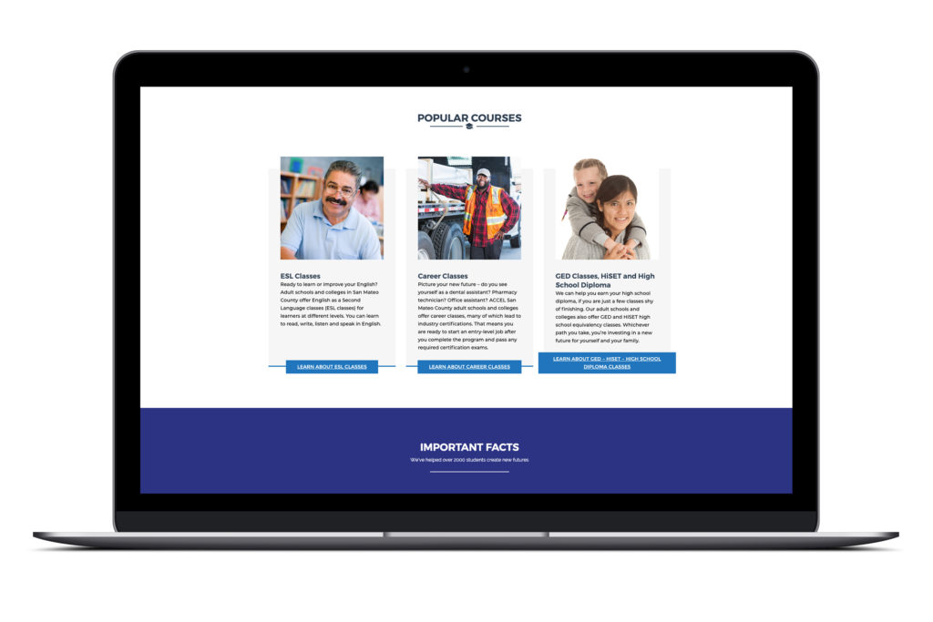 This is FCM portfolio for New Future campaign Desktop mockup design