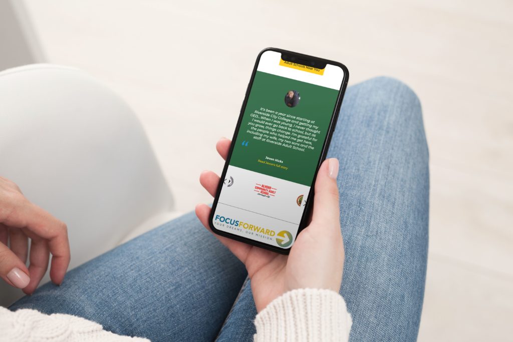 This is FCM portfolio for Mobile mockup