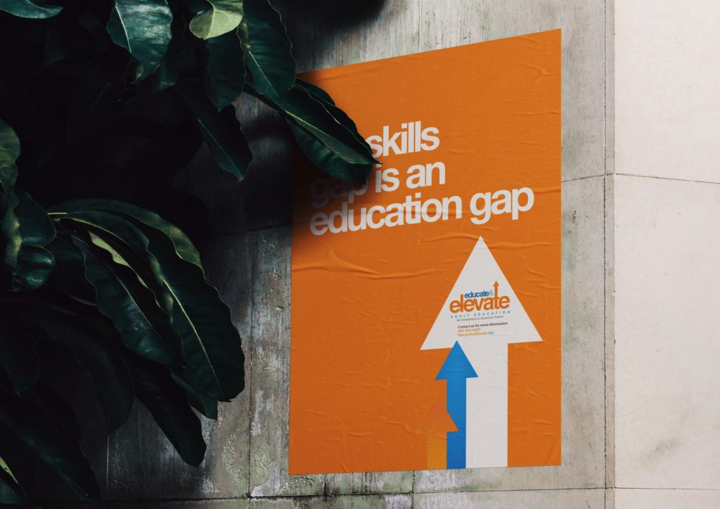 Educate & Elevate Campaign Poster Design