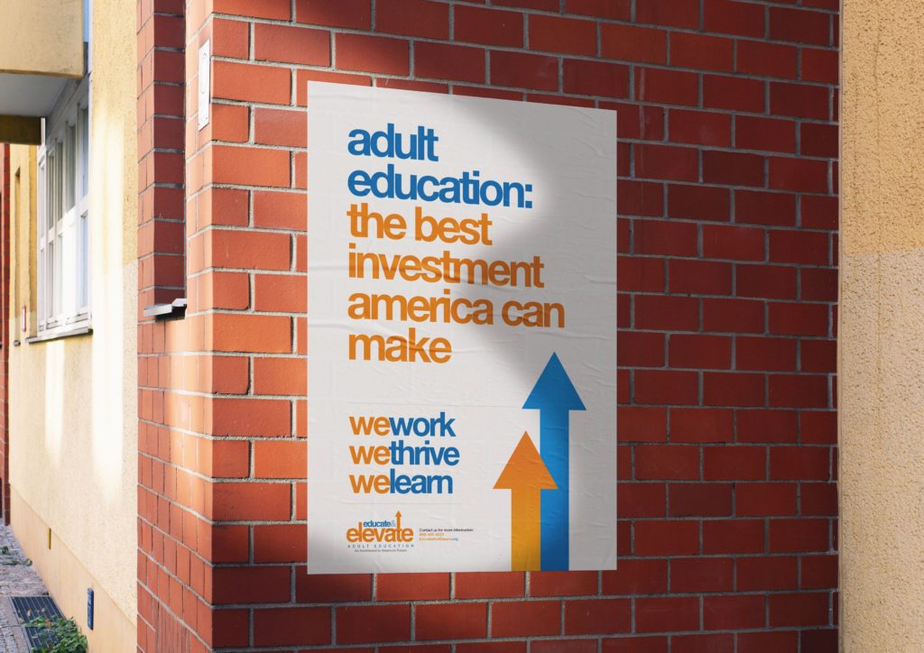 Educate & Elevate Campaign Poster Design