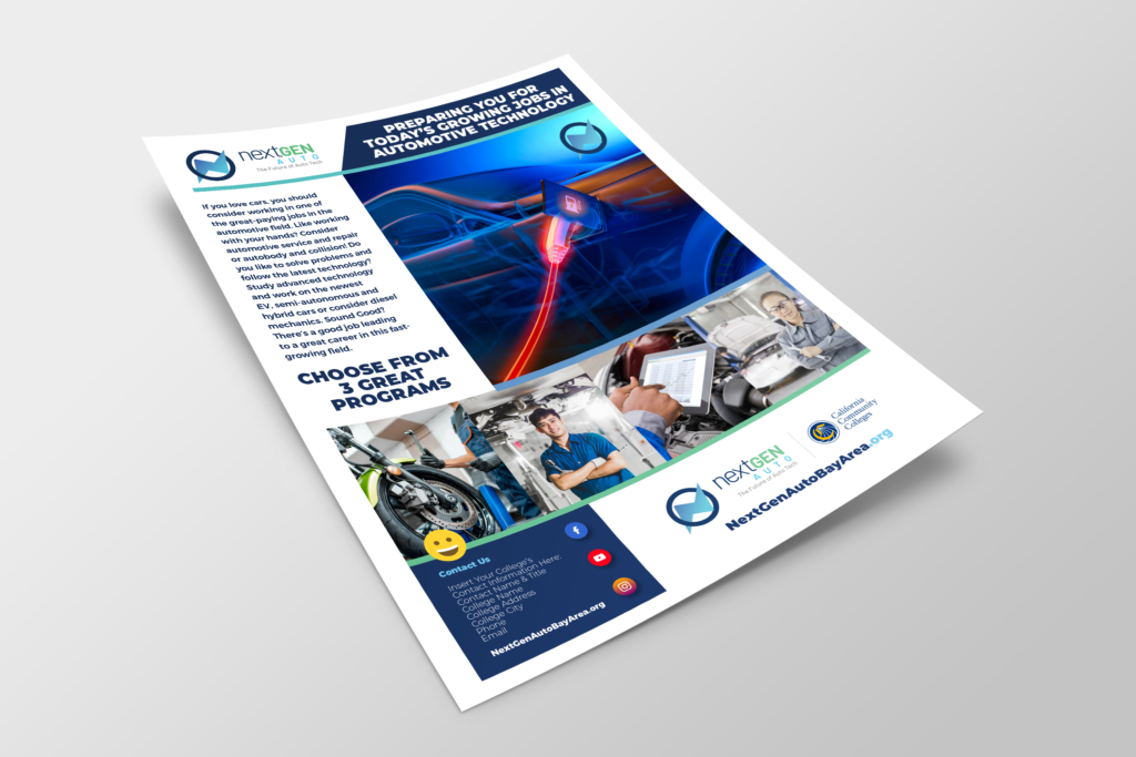 This is portfolio for Bay area A4 flyer mockup