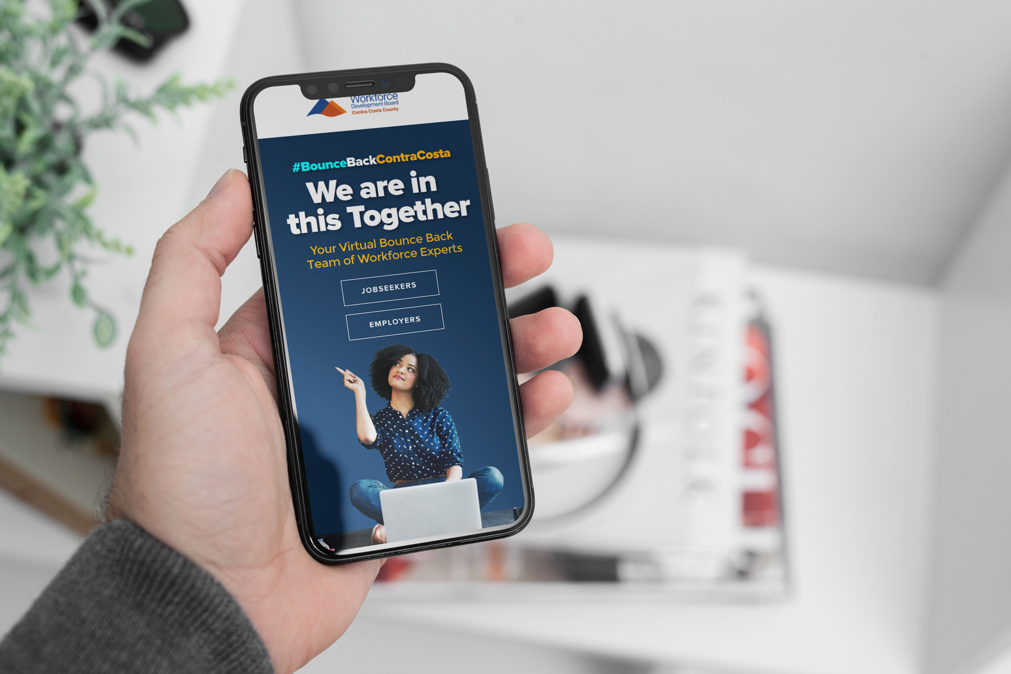 This is FCM portfolio for BB Contra Costa Website on Iphone