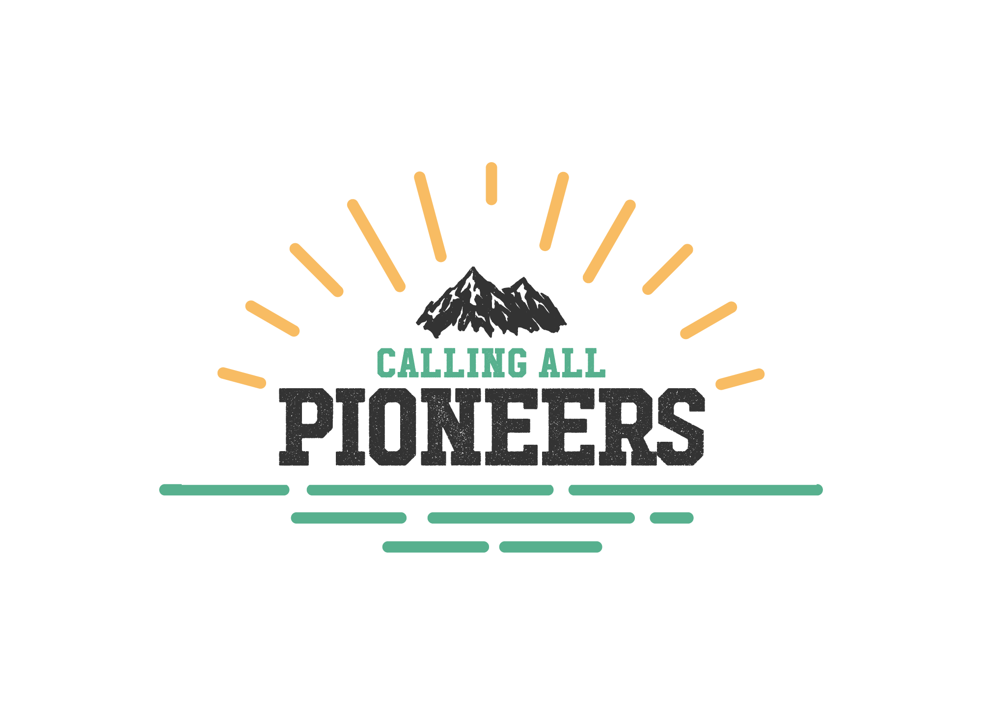 This is Calling All Pioneers Logo