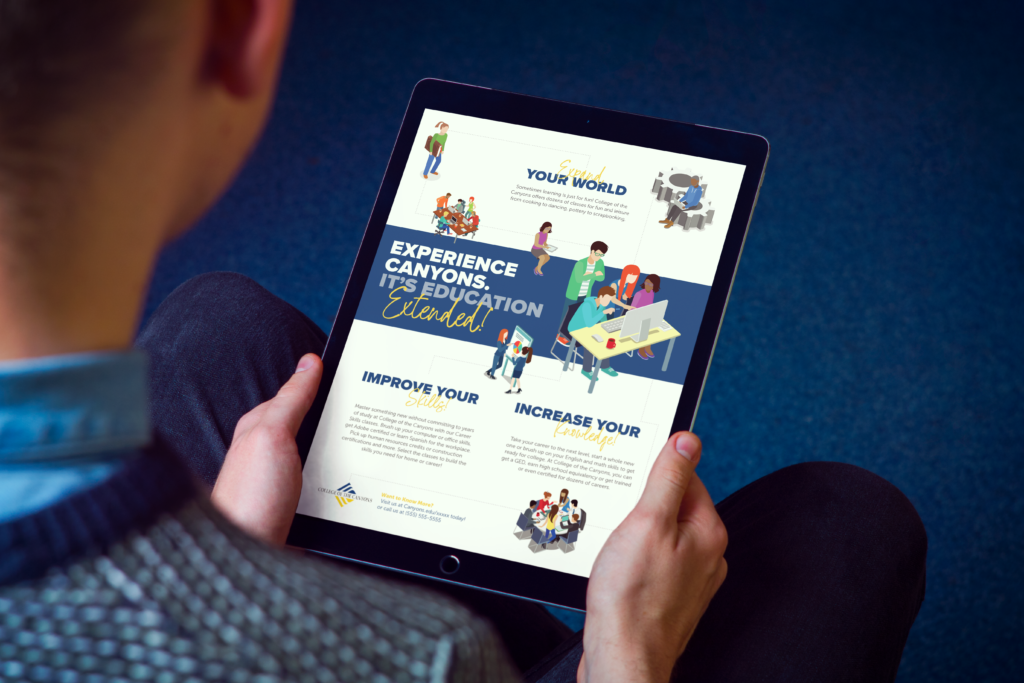 This is FCM portfolio for COC infographic mockup