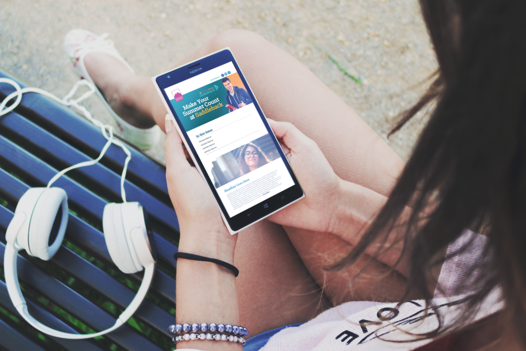 Saddleback College: Make Your Comeback Campaign Email Mockup