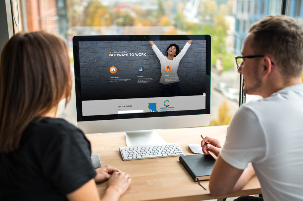 This is FCM portfolio for Workforce Alliance of the North Bay Brand Development mockup